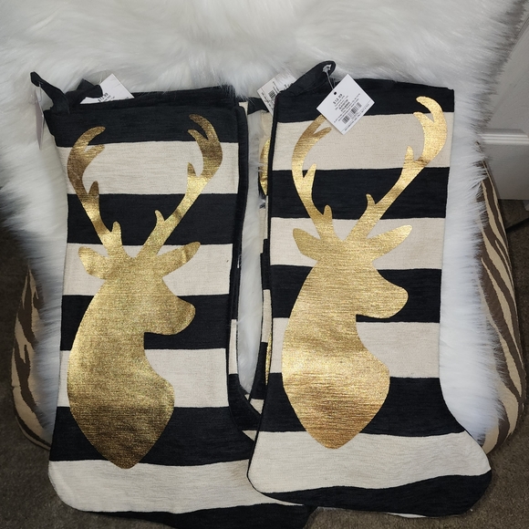 Set of 8 Reindeer stockings - Picture 3 of 5